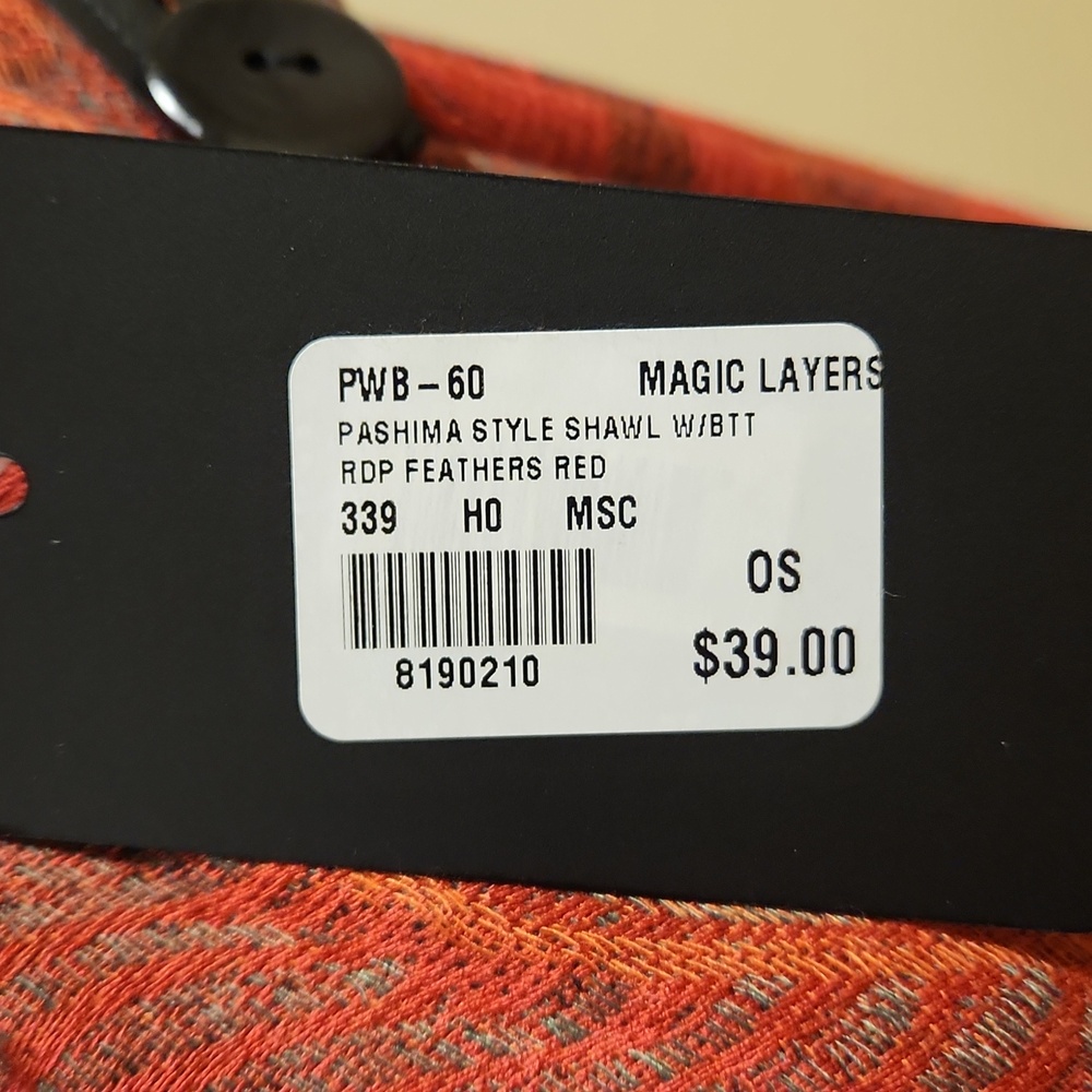 Magic layers pashmina style shawl - Picture 4 of 4